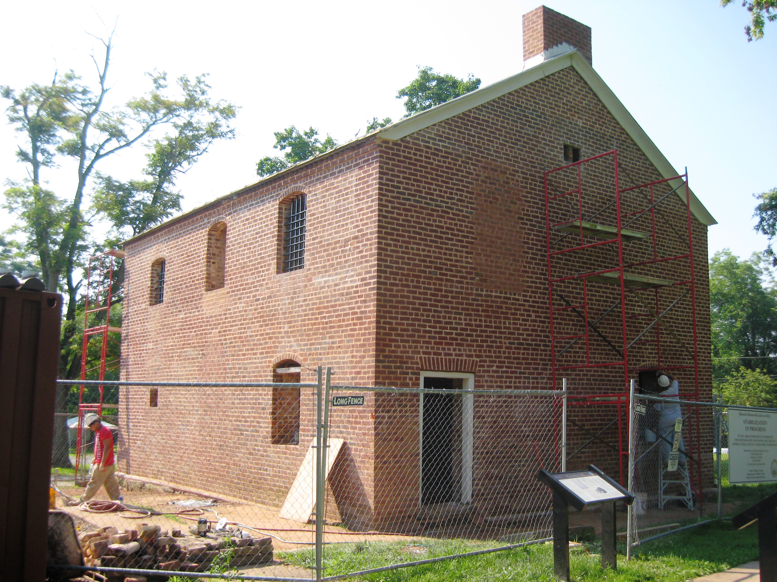 Brentsville Jail House Restoration (2)